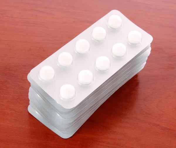 Medical tablets and pills — Stock Photo, Image