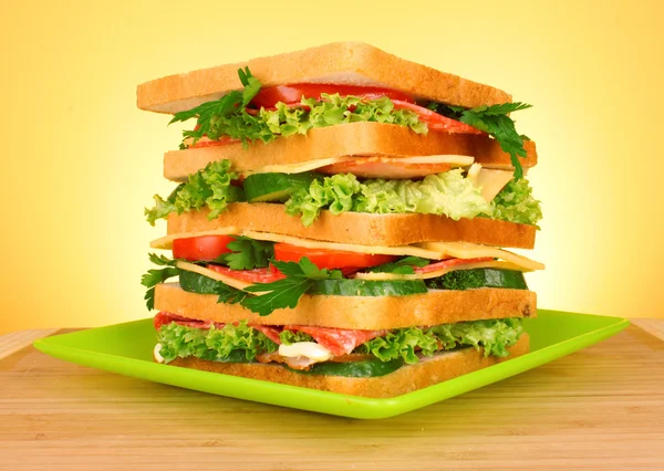 Kocaman bir sandviç. — Stok fotoğraf