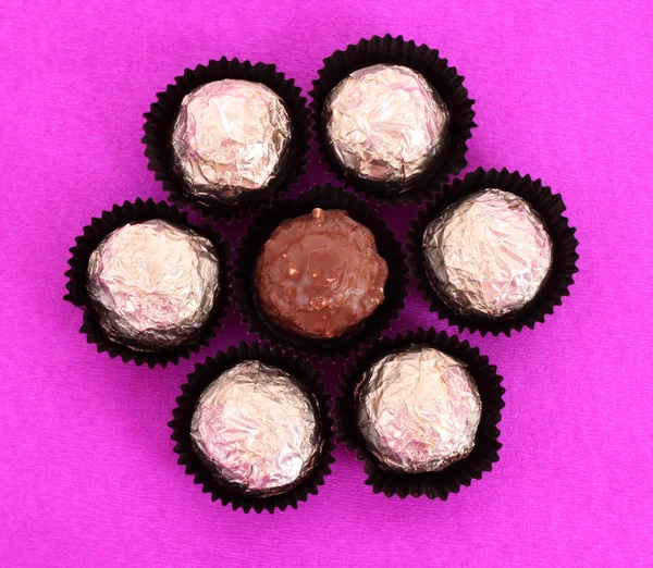 Caramelos de chocolate surtidos —  Fotos de Stock