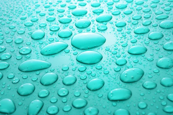 Blaues Wasser Tropfen Hintergrund — Stockfoto