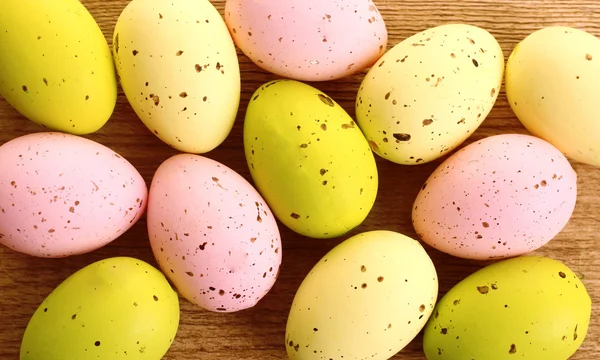 Färg ägg för semester påsk, bakgrund — Stockfoto