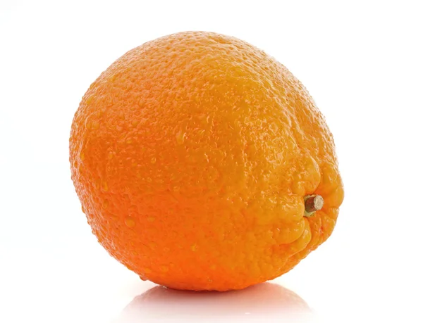 Μεγάλο πορτοκαλί που απομονώνονται σε λευκό φόντο — Φωτογραφία Αρχείου
