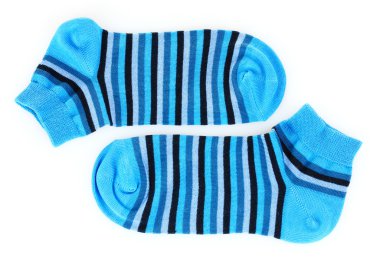 Striped socks clipart