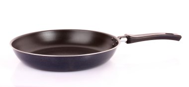 Frying pan on white clipart