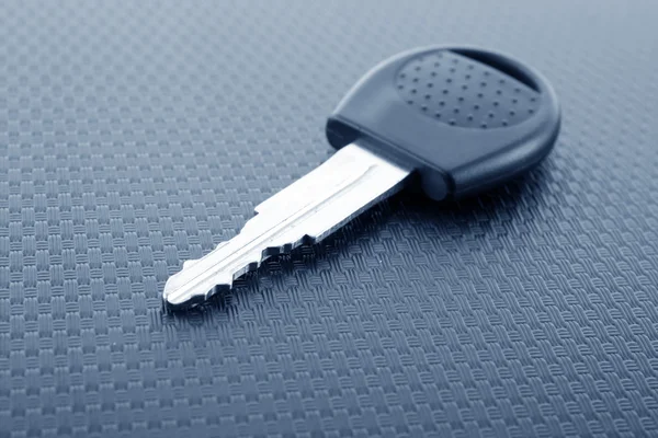 Auto sleutel op zwart — Stockfoto