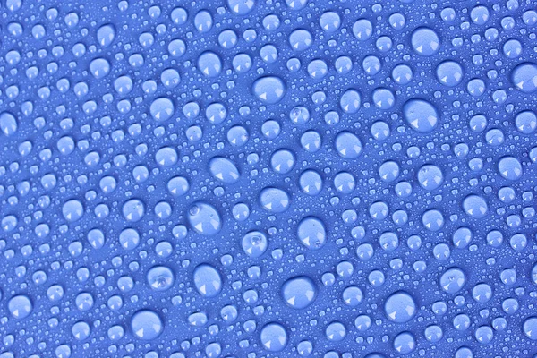 Blaues Wasser Tropfen Hintergrund — Stockfoto