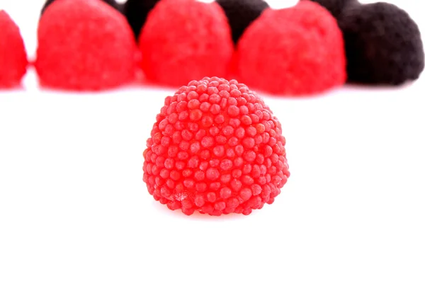 Red and black candy berries — Stock Photo, Image