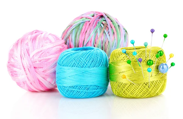 Bright balls of thread — Stock Photo, Image