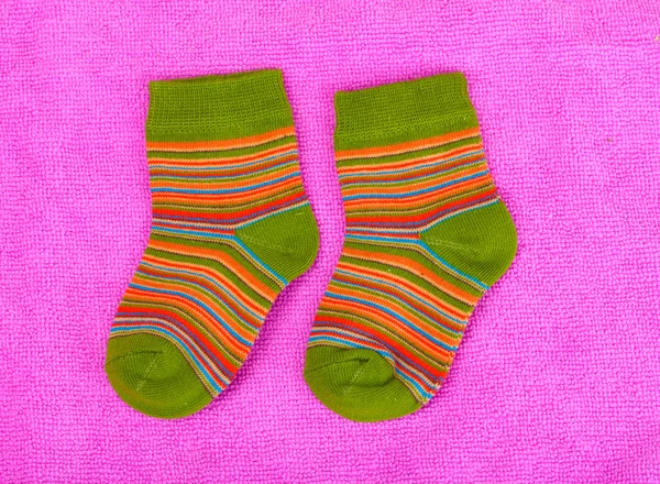 Zeki bebek çorap — Stok fotoğraf