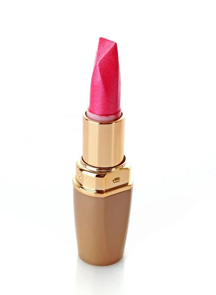 New lipstick on the white background — Stock Photo, Image