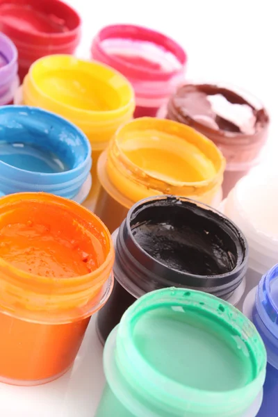 Nyitott festékes vödör színek — Stock Fotó