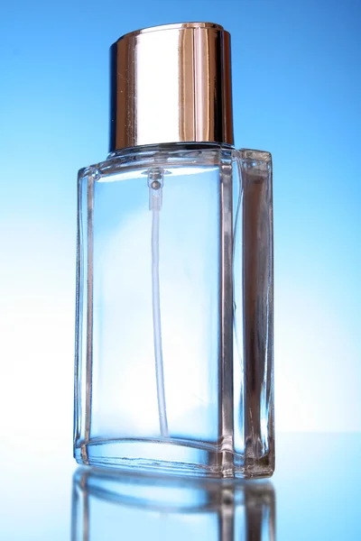 Hombre perfume en azul — Foto de Stock