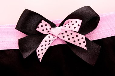 Pink bow clipart