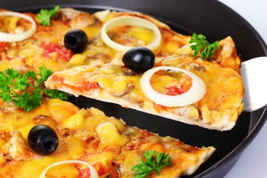 lezzetli pizza