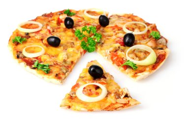 lezzetli pizza