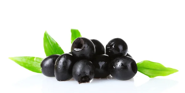 Chutné černé olivy — Stock fotografie