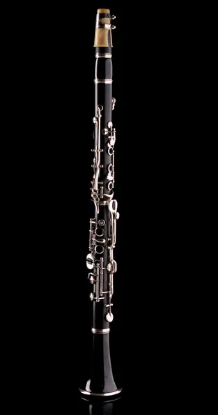 stock image Clarinet isolated on black