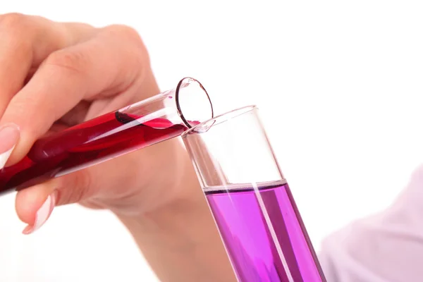 Medizinisches Reagenzglas mit Blutprobe — Stockfoto