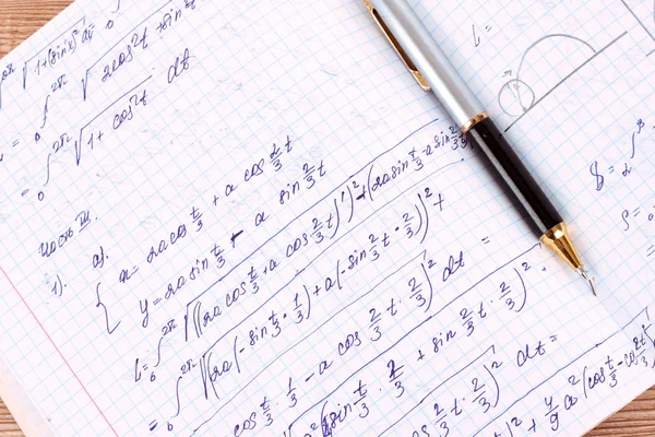 Cálculo matemático — Fotografia de Stock