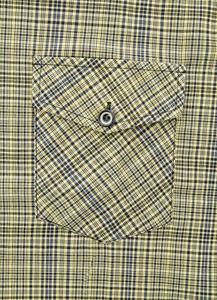 Pocket of men's color shirt — Stock Photo, Image