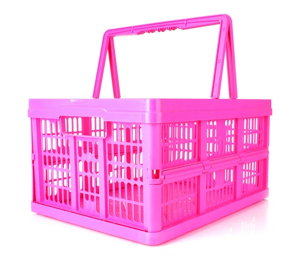 Różowy koszyk — Zdjęcie stockowe