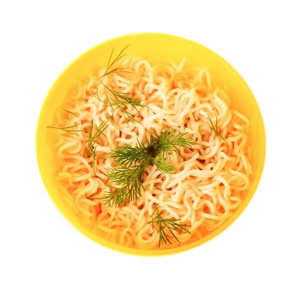 プレート上のスパゲッティ — ストック写真