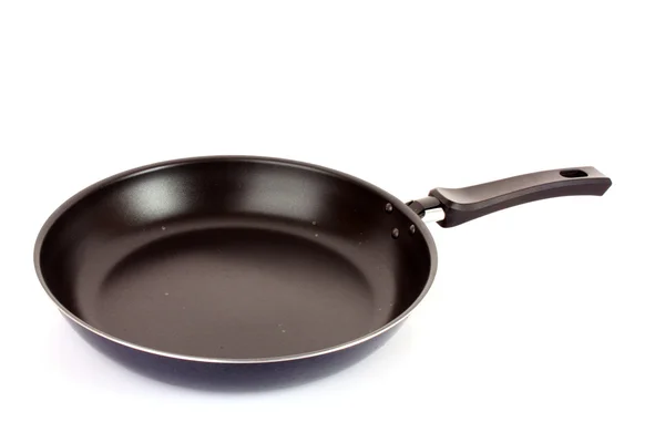 Frying pan on white — Stock Photo, Image