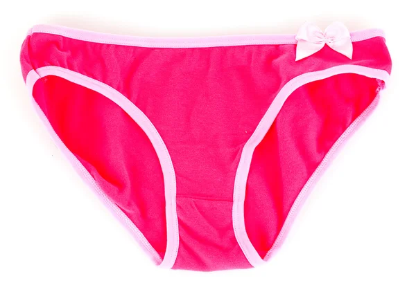 Pantaloni rosa su sfondo bianco — Foto Stock