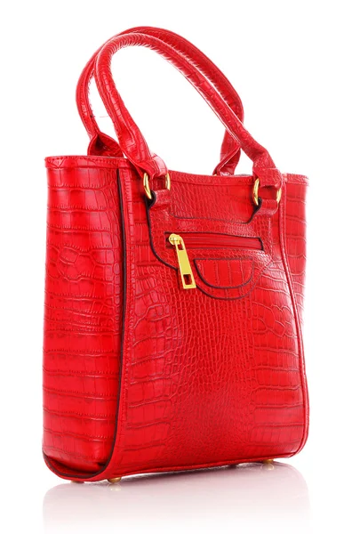 Red bag on white — Stock Photo, Image
