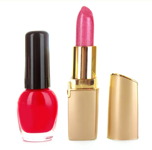 Nail Polish and Lipstick — Stock Photo, Image
