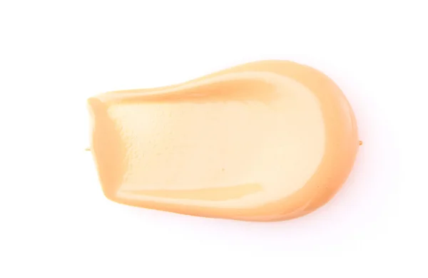 Tone cream samples isolated on white — Stock Photo, Image