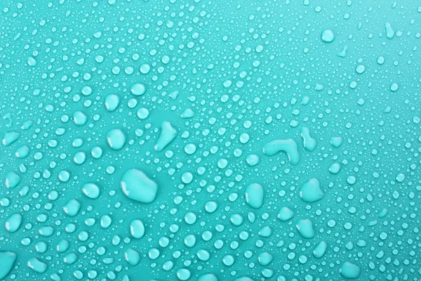 Blue water Drops background — Stock Photo, Image