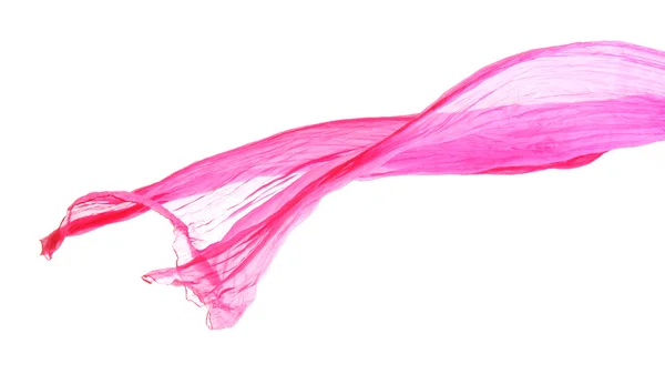 Bufanda femenina rosa aislada sobre fondo blanco —  Fotos de Stock