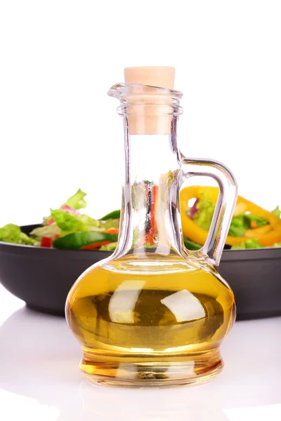 Oil and vegetables — Stock Photo, Image