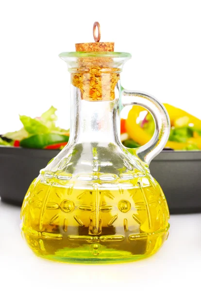 Oil and vegetables — Stock Photo, Image