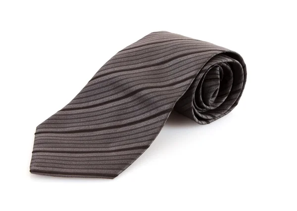 Striped tie isolated on white — Stock Photo, Image