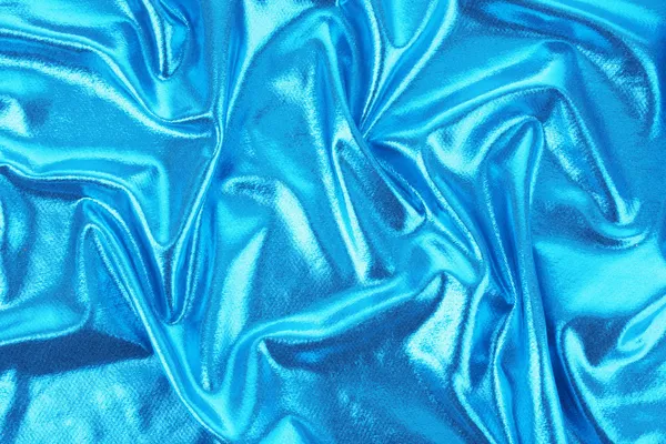 Elegante zachte blauw satijnen textuur — Stockfoto