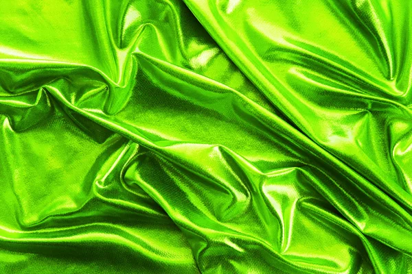 优雅绿缎质地柔软 — 图库照片