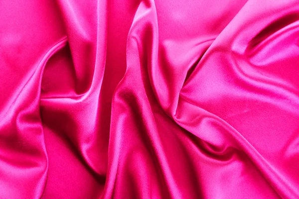 Elegante textura de satén rosa suave — Foto de Stock
