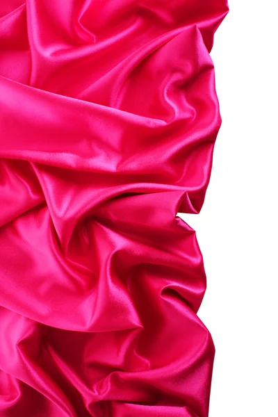 Elegante weiche rosa Satin-Textur — Stockfoto