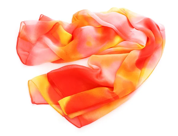 Orange neckerchief isolated on white background — Stock Photo, Image