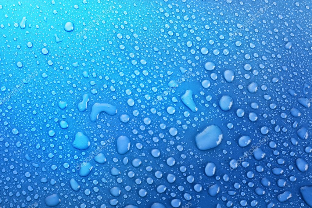 Blue water Drops background Stock Photo by ©belchonock 6710506