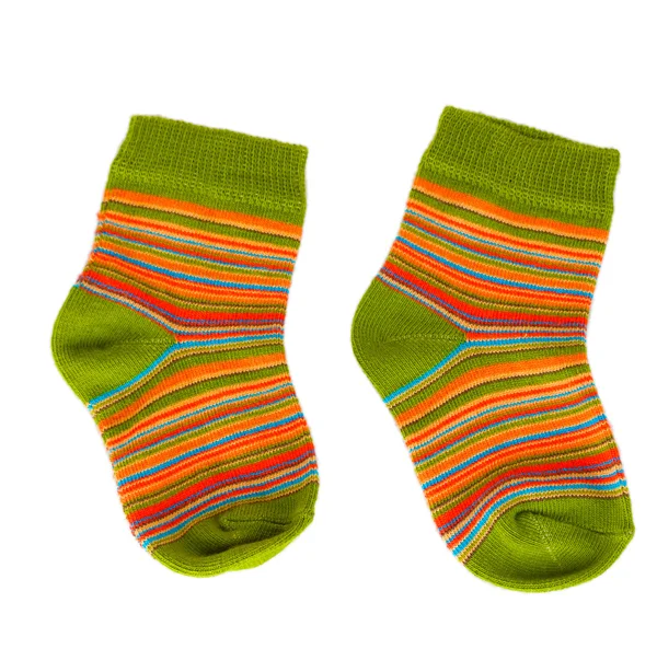 Světlé baby ponožky — Stock fotografie