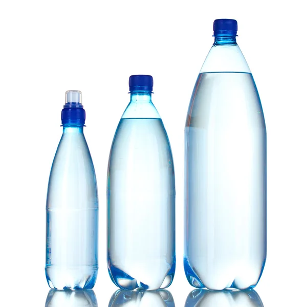Группа пластиковые бутылки — стоковое фото