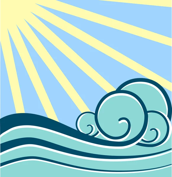 Kawałek morza Ilustracje Stockowe bez tantiem