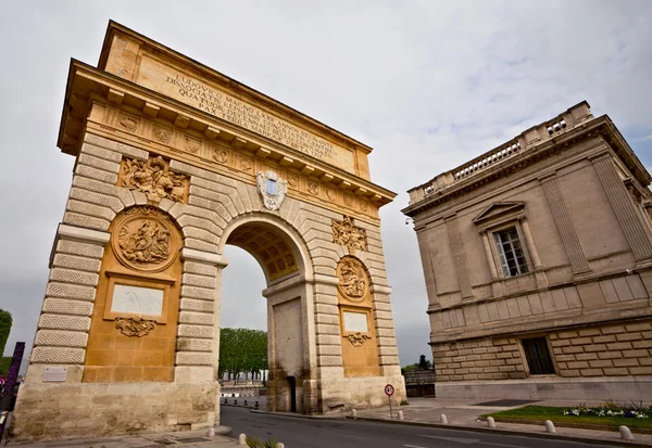Arco triunfal, Montpellier, França — Fotografia de Stock