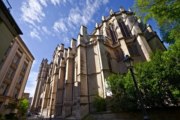 Achterkant van de kathedraal van saint pierre, montpellier — Stockfoto
