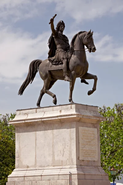 Estatua Luis XIV, Montpellier —  Fotos de Stock