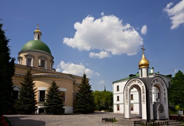 Cathedral of Danilov monastery, Moscow clipart