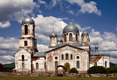 Abandoned cathedral of Ascention clipart